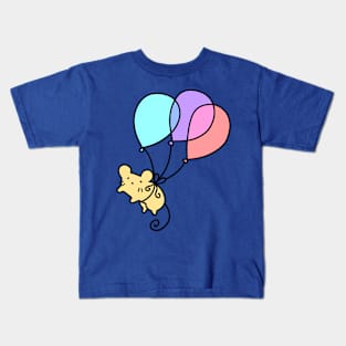 Pastel Balloon Mouse Kids T-Shirt